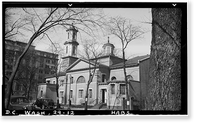 Historic Framed Print, St. John's Church, Sixteenth & H Streets Northwest, Washington, District of Columbia, DC - 4,  17-7/8" x 21-7/8"
