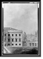 Historic Framed Print, St. John's Church, Sixteenth & H Streets Northwest, Washington, District of Columbia, DC - 5,  17-7/8" x 21-7/8"