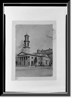 Historic Framed Print, St. John's Church, Sixteenth & H Streets Northwest, Washington, District of Columbia, DC - 6,  17-7/8" x 21-7/8"