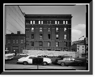 Historic Framed Print, 713 D Street, Northwest (Commercial Building), Washington, District of Columbia, DC,  17-7/8" x 21-7/8"