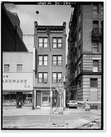 Historic Framed Print, 709 D Street, Northwest (Commercial Building), Washington, District of Columbia, DC,  17-7/8" x 21-7/8"