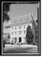 St. John's Church, Ashburton House, Sixteenth & H Streets Northwest, Washington, District of Columbia, DC, Antique Print
