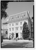 St. John's Church, Ashburton House, Sixteenth & H Streets Northwest, Washington, District of Columbia, DC, Antique Print