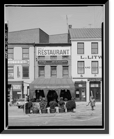 Historic Framed Print, 639 Indiana Avenue, Northwest (Commercial Building), Washington, District of Columbia, DC,  17-7/8" x 21-7/8"