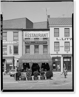 Historic Framed Print, 639 Indiana Avenue, Northwest (Commercial Building), Washington, District of Columbia, DC,  17-7/8" x 21-7/8"