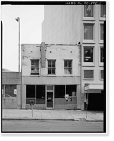 Historic Framed Print, 626 D Street, Northwest (Commercial Building), Washington, District of Columbia, DC,  17-7/8" x 21-7/8"