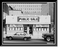 Historic Framed Print, 431 & 433 Seventh Street, Northwest (Commercial Building), Washington, District of Columbia, DC,  17-7/8" x 21-7/8"
