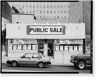 Historic Framed Print, 431 & 433 Seventh Street, Northwest (Commercial Building), Washington, District of Columbia, DC,  17-7/8" x 21-7/8"