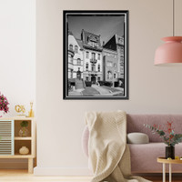 Historic Framed Print, Dr. A. C. Bliss House, 1218 Sixteenth Street Northwest, Washington, District of Columbia, DC,  17-7/8" x 21-7/8"