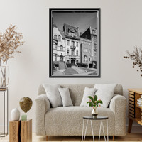 Historic Framed Print, Dr. A. C. Bliss House, 1218 Sixteenth Street Northwest, Washington, District of Columbia, DC,  17-7/8" x 21-7/8"