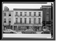 Historic Framed Print, 1924-1926 Pennsylvania Avenue, Northwest (Commercial Building), Washington, District of Columbia, DC,  17-7/8" x 21-7/8"