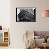 Historic Framed Print, 1928-1932 Pennsylvania Avenue, Northwest (Commercial Building), Washington, District of Columbia, DC - 2,  17-7/8" x 21-7/8"