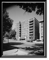 Historic Framed Print, 2929 Connecticut Avenue (Apartment Building), Washington, District of Columbia, DC,  17-7/8" x 21-7/8"