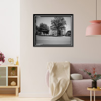 Historic Framed Print, 4701 Connecticut Avenue (Apartment Building), Washington, District of Columbia, DC,  17-7/8" x 21-7/8"