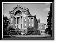 Historic Framed Print, Army War College, Fort Lesley J. McNair, entrance on P Street betwee, Washington, District of Columbia, DC - 3,  17-7/8" x 21-7/8"