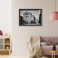 Historic Framed Print, Army War College, Fort Lesley J. McNair, entrance on P Street betwee, Washington, District of Columbia, DC - 3,  17-7/8" x 21-7/8"