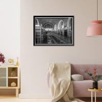 Historic Framed Print, Army War College, Fort Lesley J. McNair, entrance on P Street betwee, Washington, District of Columbia, DC - 7,  17-7/8" x 21-7/8"