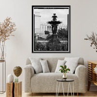 Bartholdi Fountain, Independence Avenue & C Street Southwest, Washington, District of Columbia, DC, Vintage Poster