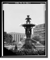 Bartholdi Fountain, Independence Avenue & C Street Southwest, Washington, District of Columbia, DC - 3, Historic Print
