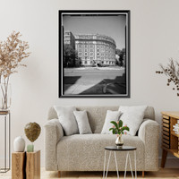 Historic Framed Print, The Dresden Apartment Building, 2126 Connecticut Avenue, Washington, District of Columbia, DC,  17-7/8" x 21-7/8"