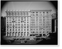 Historic Framed Print, Evening Star Building, Northwest corner of Eleventh Street & Pennsylvania, Washington, District of Columbia, DC,  17-7/8" x 21-7/8"
