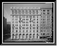 Historic Framed Print, Evening Star Building, Northwest corner of Eleventh Street & Pennsylvania, Washington, District of Columbia, DC - 2,  17-7/8" x 21-7/8"
