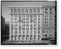 Historic Framed Print, Evening Star Building, Northwest corner of Eleventh Street & Pennsylvania, Washington, District of Columbia, DC - 2,  17-7/8" x 21-7/8"