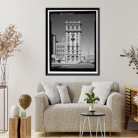 Historic Framed Print, Evening Star Building, Northwest corner of Eleventh Street & Pennsylvania, Washington, District of Columbia, DC - 4,  17-7/8" x 21-7/8"