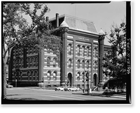 Franklin School, Thirteenth & K Streets Northwest, Washington, District of Columbia, DC - 3, Historic Reproduction