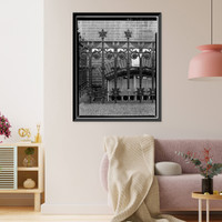 Franklin School, Thirteenth & K Streets Northwest, Washington, District of Columbia, DC - 5, Antique Poster