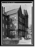 Gallaudet College, College Hall, Seventh & Florida Avenue Northeast, Washington, District of Columbia, DC - 3 Classic, Vintage Wall Art