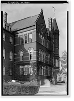 Gallaudet College, College Hall, Seventh & Florida Avenue Northeast, Washington, District of Columbia, DC - 3 Classic, Vintage Wall Art