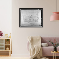 Gallaudet College, College Hall, Seventh & Florida Avenue Northeast, Washington, District of Columbia, DC - 5, Antique Poster