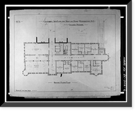 Gallaudet College, College Hall, Seventh & Florida Avenue Northeast, Washington, District of Columbia, DC - 6, Vintage Poster