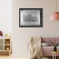 Gallaudet College, College Hall, Seventh & Florida Avenue Northeast, Washington, District of Columbia, DC - 9, Antique Poster