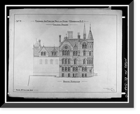 Gallaudet College, College Hall, Seventh & Florida Avenue Northeast, Washington, District of Columbia, DC - 10, Historic Reproduction