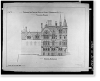 Gallaudet College, College Hall, Seventh & Florida Avenue Northeast, Washington, District of Columbia, DC - 10, Historic Reproduction