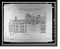 Gallaudet College, College Hall, Seventh & Florida Avenue Northeast, Washington, District of Columbia, DC - 12, Antique Print