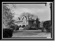Gallaudet College, President's House, Seventh Street & Florida Avenue Northeast, Washington, District of Columbia, DC, Vintage Wall Art