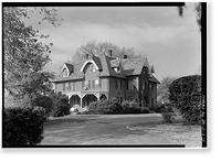 Gallaudet College, President's House, Seventh Street & Florida Avenue Northeast, Washington, District of Columbia, DC, Vintage Wall Art