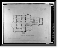 Gallaudet College, President's House, Seventh Street & Florida Avenue Northeast, Washington, District of Columbia, DC - 9, Historic Print