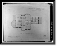 Gallaudet College, President's House, Seventh Street & Florida Avenue Northeast, Washington, District of Columbia, DC - 10, Antique Print