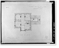 Gallaudet College, President's House, Seventh Street & Florida Avenue Northeast, Washington, District of Columbia, DC - 11, Vintage Wall Art