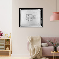Gallaudet College, President's House, Seventh Street & Florida Avenue Northeast, Washington, District of Columbia, DC - 11, Vintage Wall Art