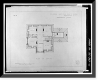 Gallaudet College, President's House, Seventh Street & Florida Avenue Northeast, Washington, District of Columbia, DC - 11, Vintage Wall Art