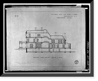 Gallaudet College, President's House, Seventh Street & Florida Avenue Northeast, Washington, District of Columbia, DC - 12, Antique Wall Art