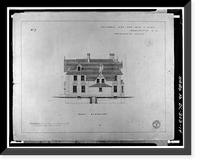 Gallaudet College, President's House, Seventh Street & Florida Avenue Northeast, Washington, District of Columbia, DC - 14 Classic, Historic Reproduction