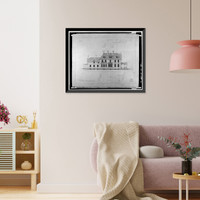 Gallaudet College, President's House, Seventh Street & Florida Avenue Northeast, Washington, District of Columbia, DC - 16, Vintage Wall Art