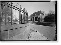 Gallaudet College, Gate House, Seventh & Florida Avenue Northeast, Washington, District of Columbia, DC, Vintage Print