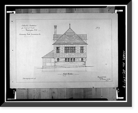 Gallaudet College, Gymnasium, Seventh & Florida Avenue, Northeast, Washington, District of Columbia, DC - 6 Classic, Historic Reproduction